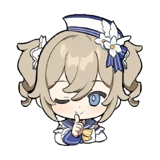 😉 emoji Genshin reacts @carlysticker Telegram sticker 14 of 54