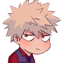 😕 emoji Bakugou Katsuki @Bakugou Telegram sticker 19 of 83