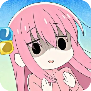 😎 emoji Bocchi Telegram sticker 18 of 56