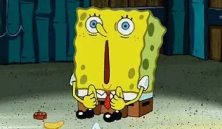 😨 emoji spongebob Telegram sticker 13 of 18