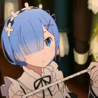 ☁️ emoji REM❤️RE ZERO • @sticbot Telegram sticker 14 of 63