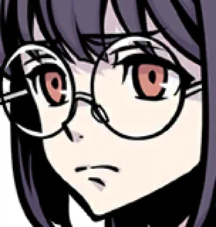 😟 emoji Nagi Usui Telegram sticker 18 of 88