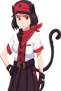 🙁 emoji /leftypol/ catgirls | @StickersOfAstora Telegram sticker 5 of 70