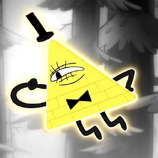 😝 emoji Bill Cipher Telegram sticker 12 of 58