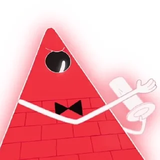 🥵 emoji Bill Cipher Telegram sticker 7 of 58