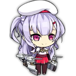 😋 emoji Azur Lane Chibi Telegram sticker 15 of 120