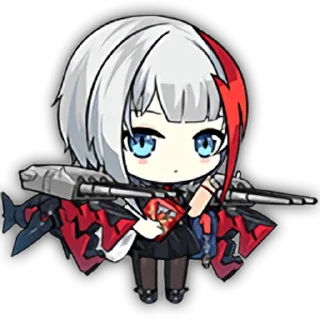 😂 emoji Azur Lane Chibi Telegram sticker 12 of 120