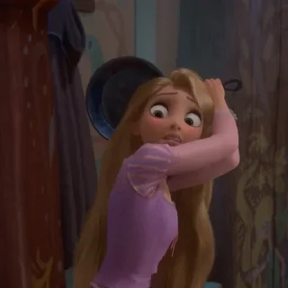 🎀 emoji Rapunzel @Disney_sticker Telegram sticker 22 of 103