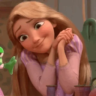 🎀 emoji Rapunzel @Disney_sticker Telegram sticker 18 of 103