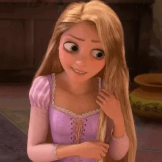 🎀 emoji Rapunzel @Disney_sticker Telegram sticker 14 of 103