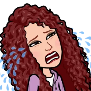 😭 emoji Nadia Telegram sticker 10 of 76