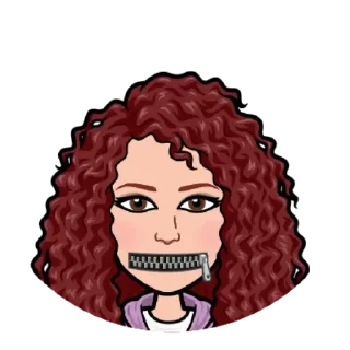 🤐 emoji Nadia Telegram sticker 20 of 76