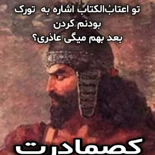 😂 emoji بکن ناموس آریایی Telegram sticker 12 of 79