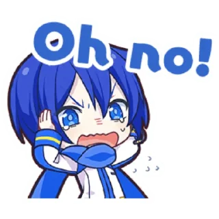 😱 emoji Project Sekai Kaito Telegram sticker 10 of 25