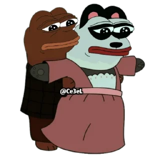 🐸 emoji Pepe _2🐸_ @anubis_tim Telegram sticker 18 of 44