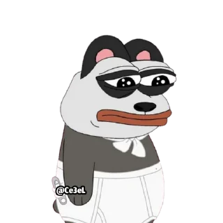 🐸 emoji Pepe _2🐸_ @anubis_tim Telegram sticker 17 of 44