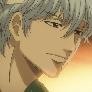 🙂 emoji Gintoki Telegram sticker 8 of 49