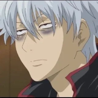 🙁 emoji Gintoki Telegram sticker 11 of 49