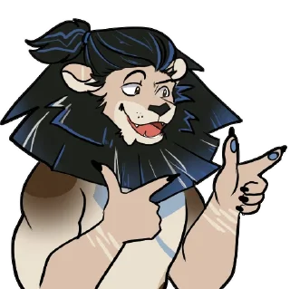 😎 emoji lion yedusis Telegram sticker 7 of 41