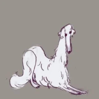 😶 emoji Борзая Telegram sticker 23 of 51