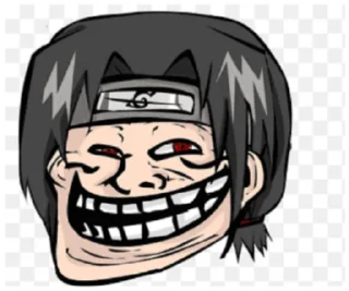 😂 emoji Itachi Uchiha Telegram sticker 9 of 10