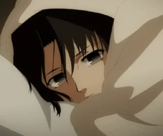 😕 emoji Type-Moon 🌙 Kara no Kyoukai - Telegram sticker 23 of 120
