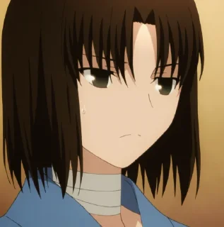 🙁 emoji Type-Moon 🌙 Kara no Kyoukai - - Telegram sticker 11 of 22