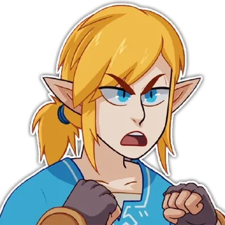 😠 emoji Zelda Pack (@thehyrulefantasyita) Telegram sticker 14 of 94