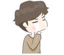 😭 emoji Cute Boy Telegram sticker 18 of 42