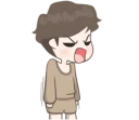 😤 emoji Cute Boy Telegram sticker 7 of 42