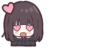 😍 emoji <3 Telegram sticker 9 of 11
