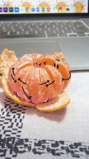 🍊 emoji Foodie doodles @MyselfMeandIo Telegram sticker 6 of 43