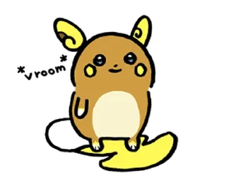 🏂 emoji Pokémon LINE 1 Telegram sticker 17 of 24