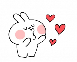 😘 emoji @spoiledrabbits Telegram sticker 16 of 26