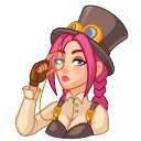 🧐 emoji Юлия @Stickersnew Telegram sticker 7 of 26