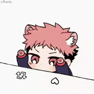 ❤️ emoji ☠️ Jujutsu Kaisen 2 (@TodorokiShouto) Telegram sticker 14 of 50