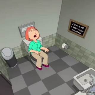 😭 emoji 'Family Guy | @iStickerLand, Telegram sticker 13 of 50