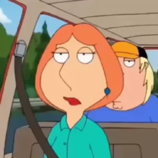 😐 emoji 'Family Guy | @iStickerLand, Telegram sticker 6 of 50
