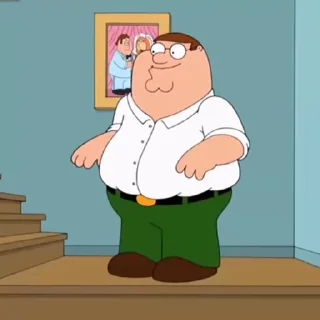 😐 emoji 'Family Guy | @iStickerLand, Telegram sticker 15 of 50