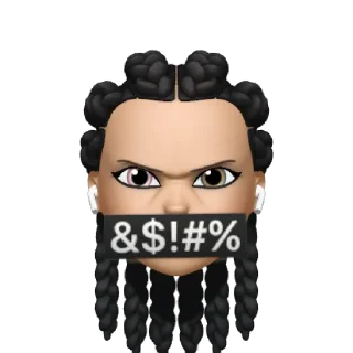 🤬 emoji C🩶 Telegram sticker 23 of 51