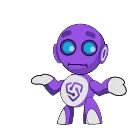 😇 emoji Cyber-DAO Telegram sticker 10 of 10