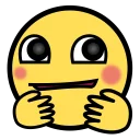 🤗 emoji Awesome Face Telegram sticker 13 of 55