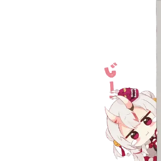 😢 emoji Nakiri Ayame per Wizard Telegram sticker 12 of 26
