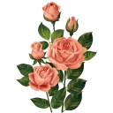 🌹 emoji @LoveoopS_art : Flowers Telegram sticker 15 of 120