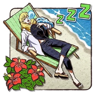 😪 emoji ONE PIECE's Summer @Nekostickerss Telegram sticker 24 of 41