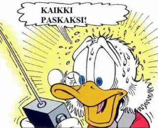 💯 emoji Paska-Ankka 2: Electric Boogaloo Telegram sticker 17 of 84