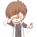 😓 emoji Centilia's  boyFriend Telegram sticker 16 of 41