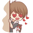😍 emoji Centilia's  boyFriend Telegram sticker 6 of 41