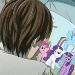 Sticker from crazy manga pack