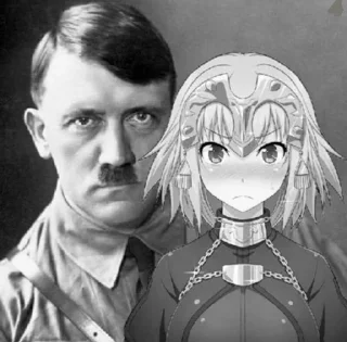 🇩🇪 emoji 卐Hitler Senpai卐'@The_otaku_man Telegram sticker 15 of 22